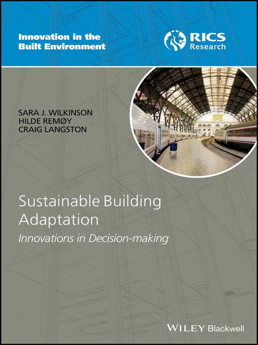 Title details for Sustainable Building Adaptation by Sara J. Wilkinson - Available